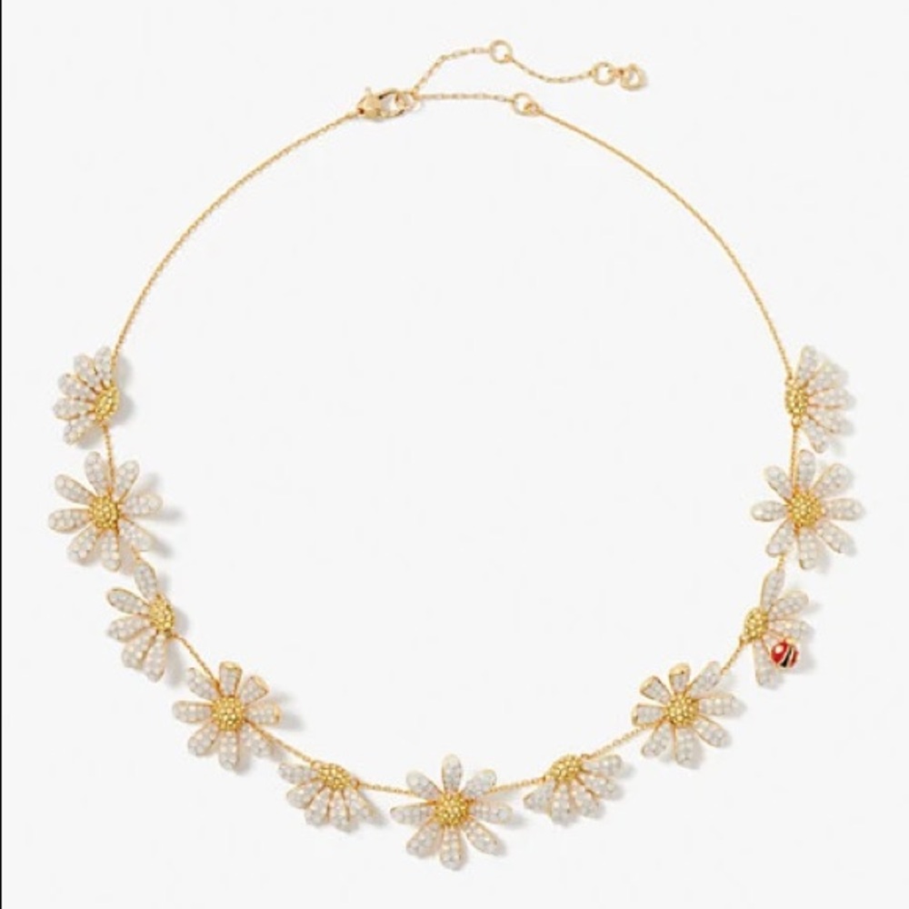 Kate Spade dazzling daisy statement necklace